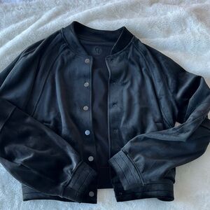 lululemon athletica Black Bomber Jacket
